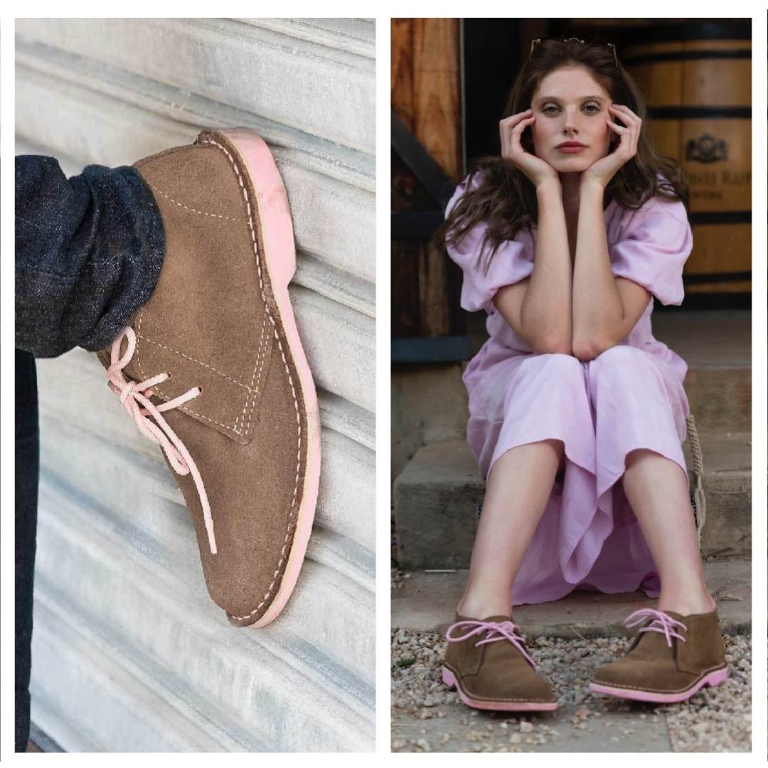 Handcrafted for comfort. Designed for Adventure. ⁠
Free Shipping, Exchanges, and Returns. #Veldskoen Pinks 💕