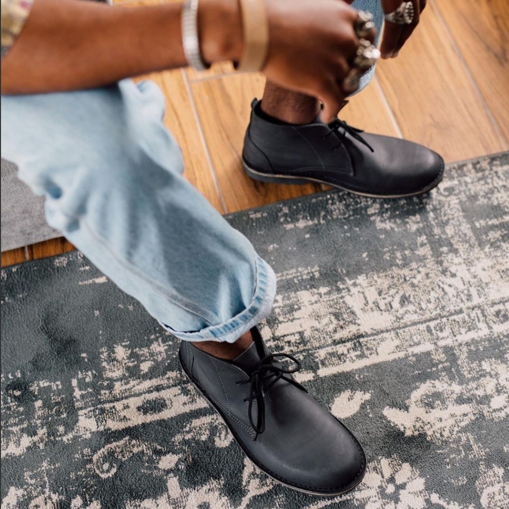 \"My feet love these.\" Introducing the Newest Member to the #Veldskoen collection Charcoal Chukkas.