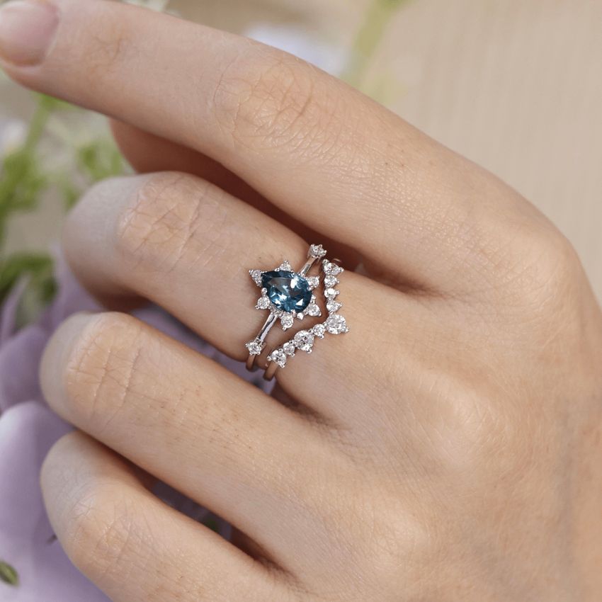Heart Blue Topaz Ring | Exceptional design | Affordable Luxury – SOULFEEL  PAKISTAN- FEEL THE LOVE